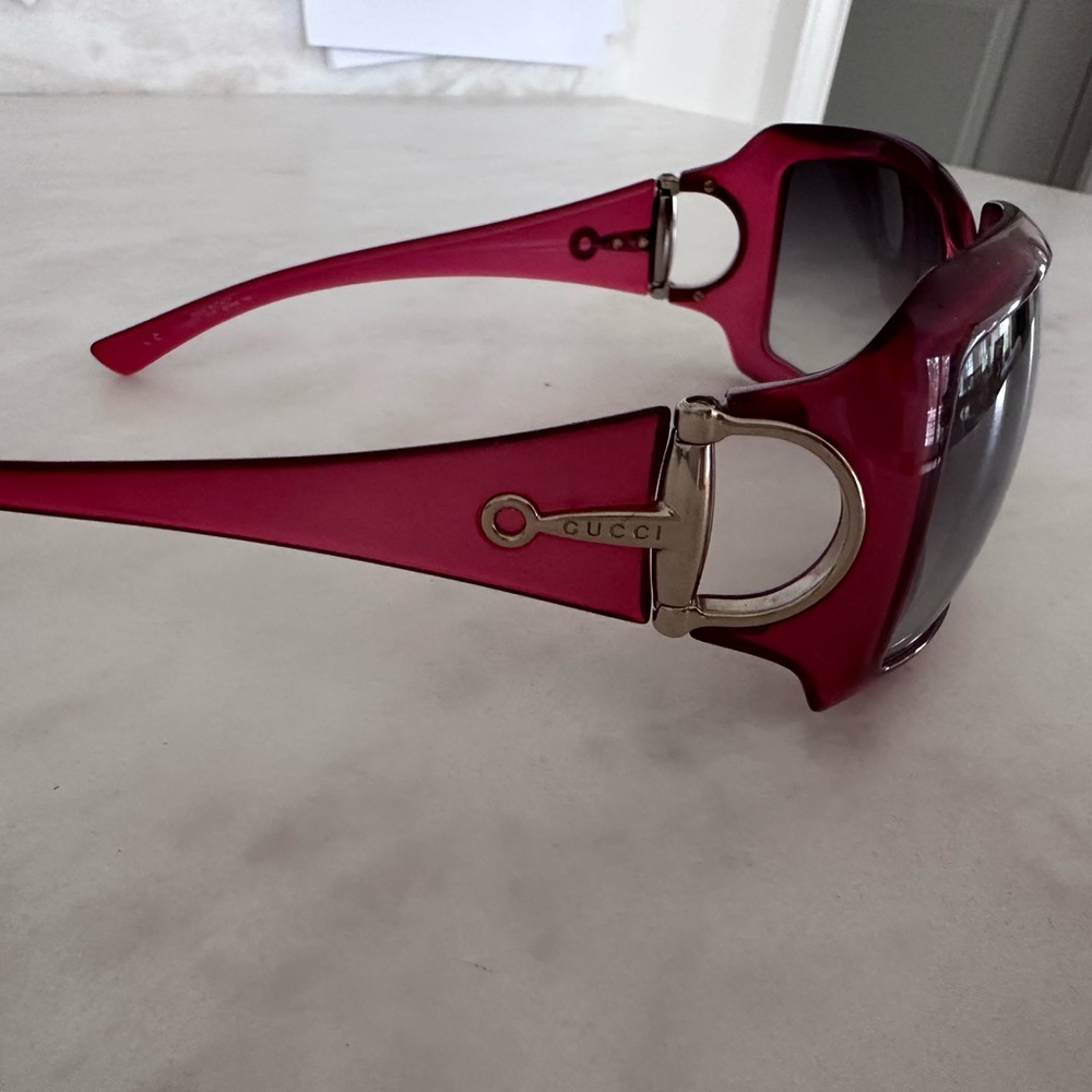 Gucci Red Sunglasses